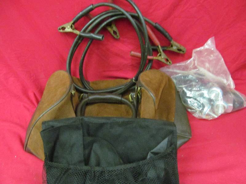 Car OrganizerJumper Cables