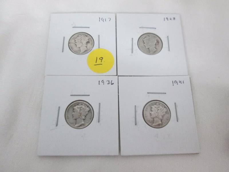 4 - Mercury Dimes
