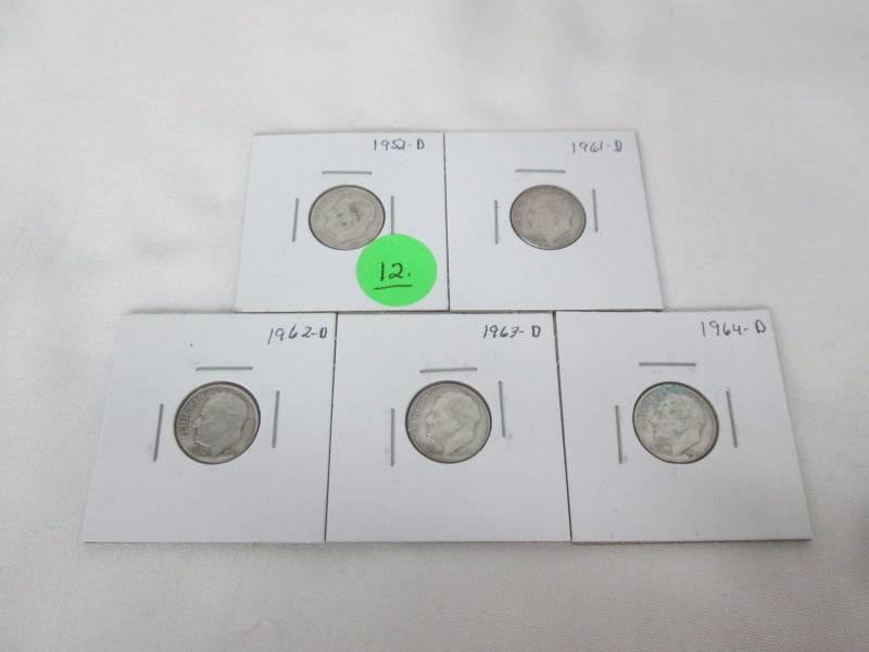 5 - Roosevelt Silver Dimes