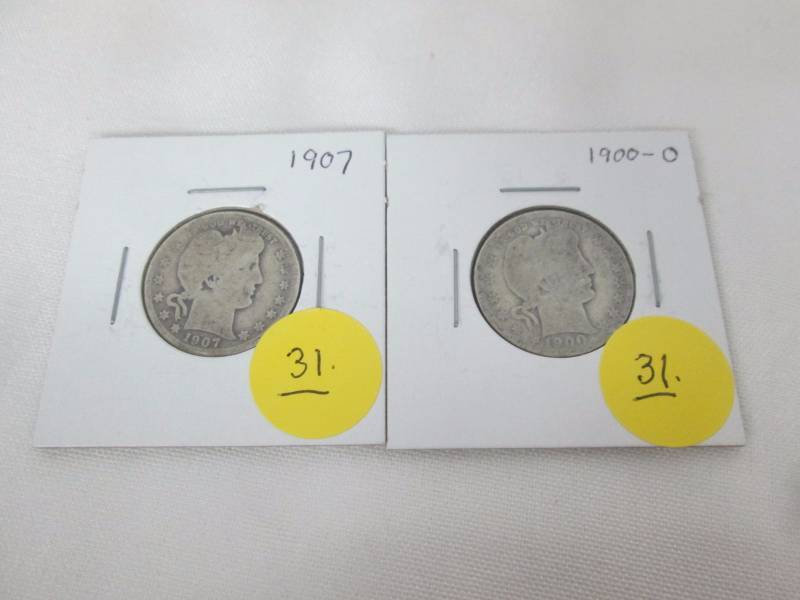 Barber Silver Quarters