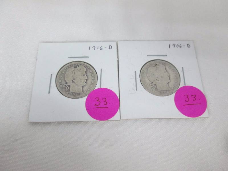 Barber Silver Quarters