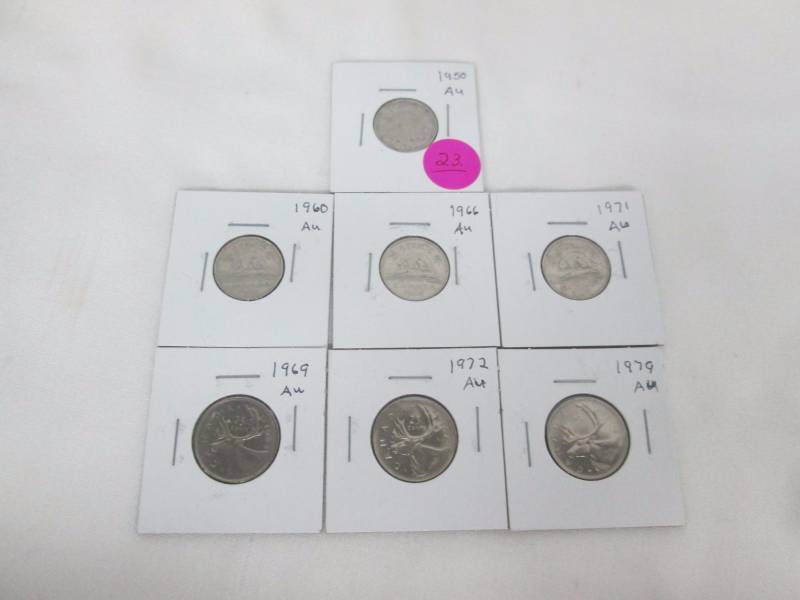 Canadian Nickels & Quarters