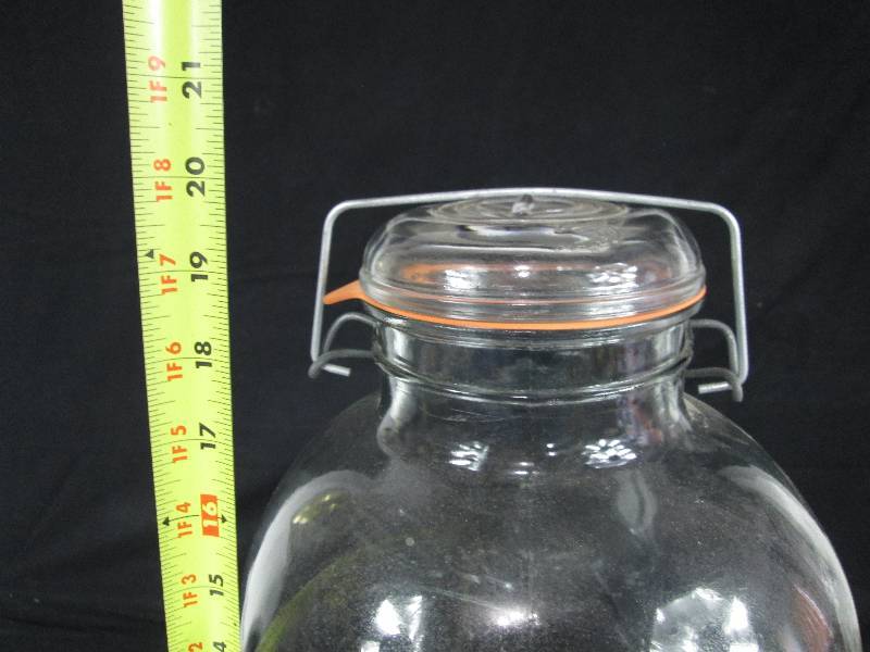 NEW Large BALL IDEAL Mason Jar Embossed Eagle Star 4 Gallon Glass 20” Tall