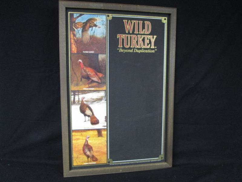 lot 24 image: Wild Turkey Liquor Advertising Sign