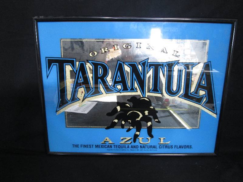 lot 61 image: Azul Tarantula Tequila Mirror Advertisement