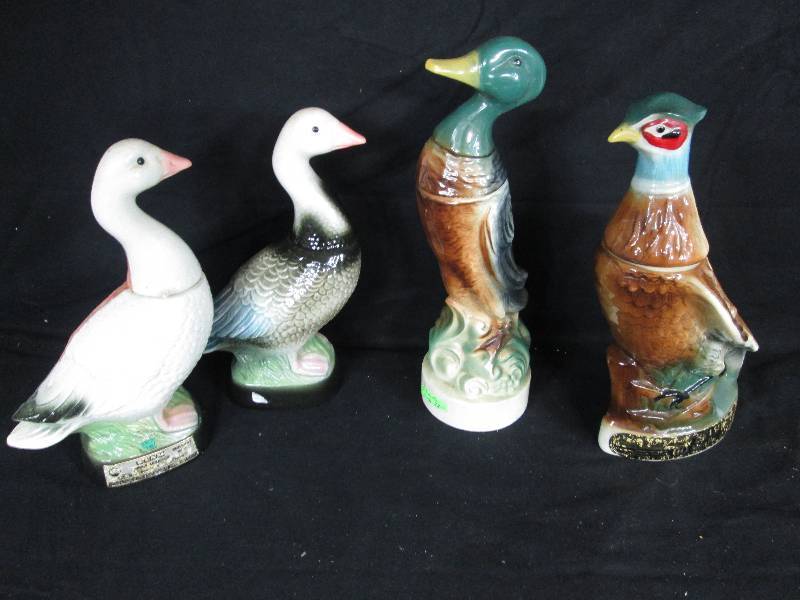 lot 84 image: Beam Bird Decanters