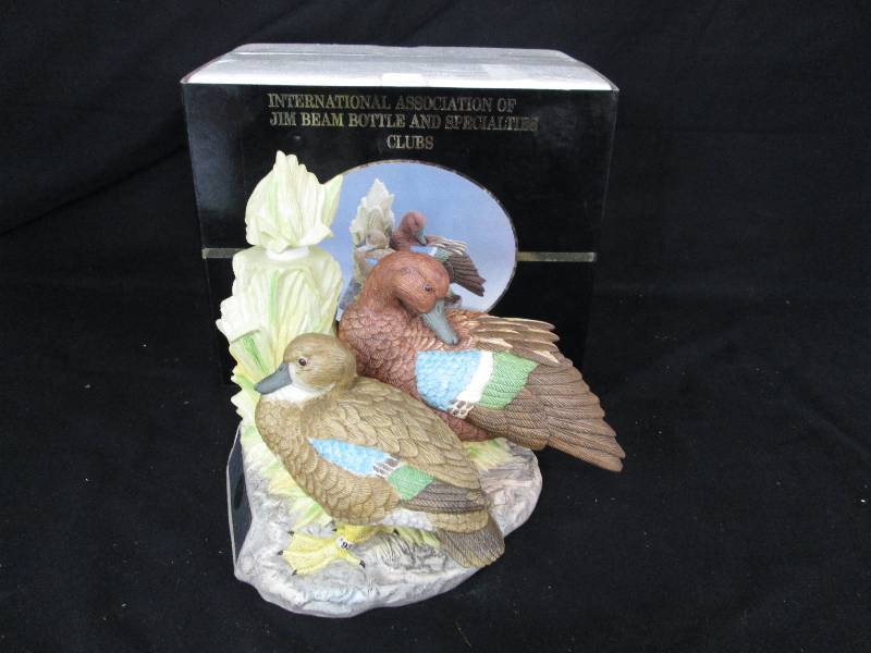 lot 87 image: Limited Edition Beam Cinnamon Teal decanter