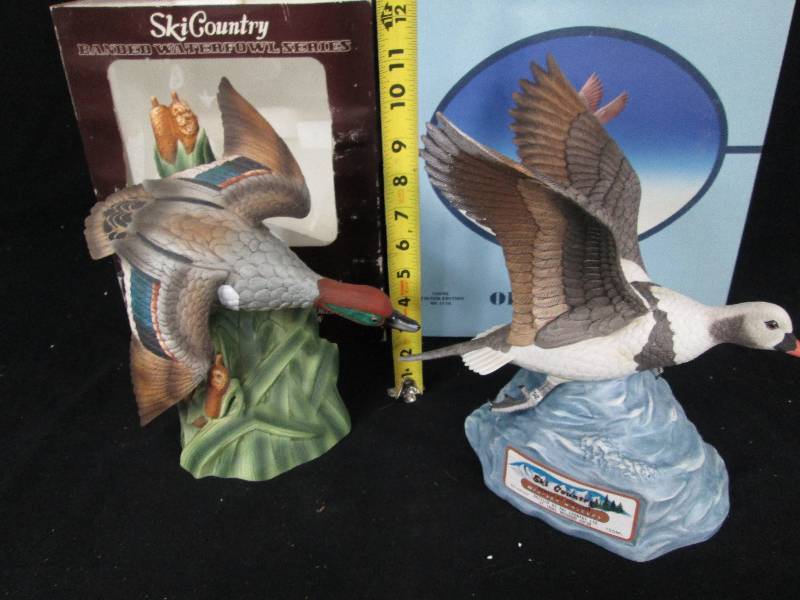 lot 99 image: Ski Country Duck & Goose Decanters