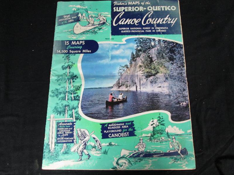 lot 121 image: Fishers Maps of Superior-Quetico Canoe Country.