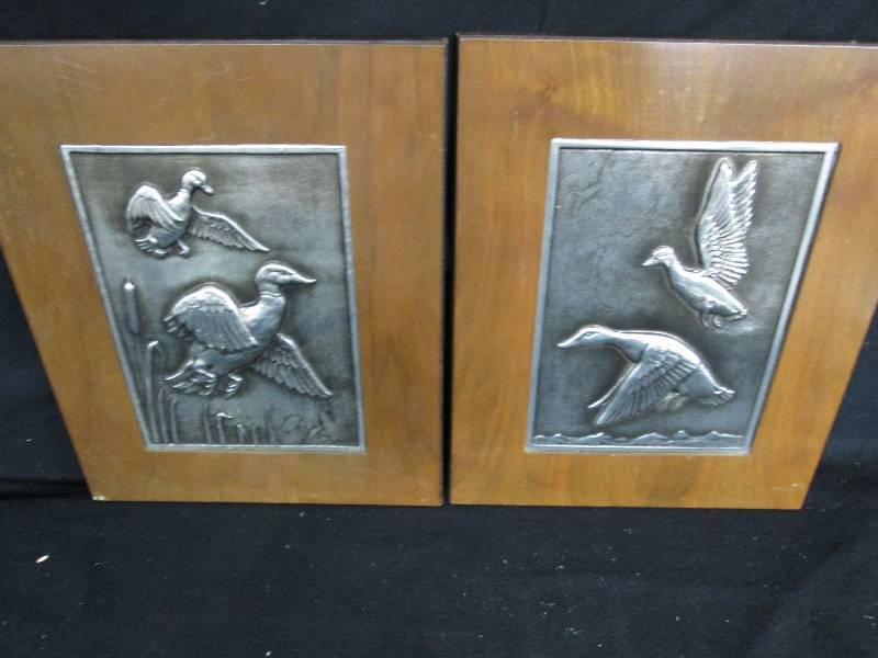 lot 129 image: Bruce Fox Embossed Signed Duck Pictures.