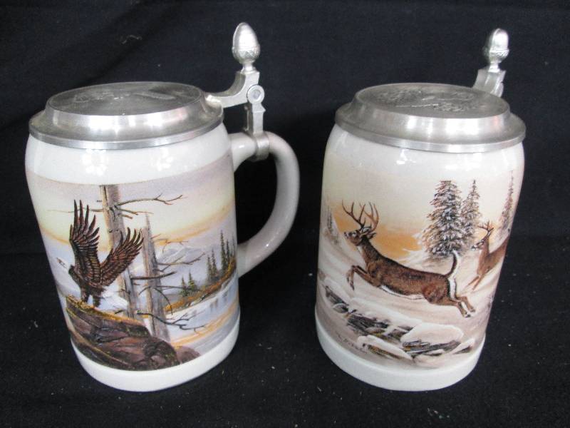 lot 140 image: Eagle Beer Steins
