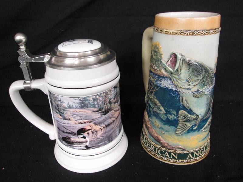 lot 143 image: Gopher State Jim Beam Club Signed Frank Mittelstadt Beer Stein.