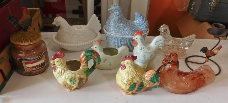 Rooster collection lot