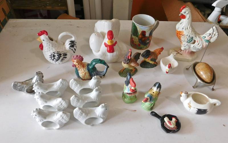 Rooster collection lot