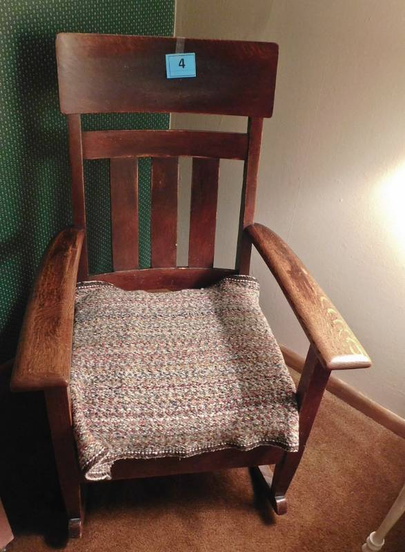 Antique Mission Style Rocker