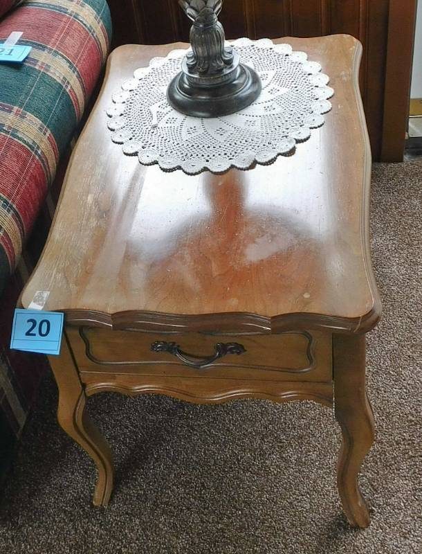 brown end table