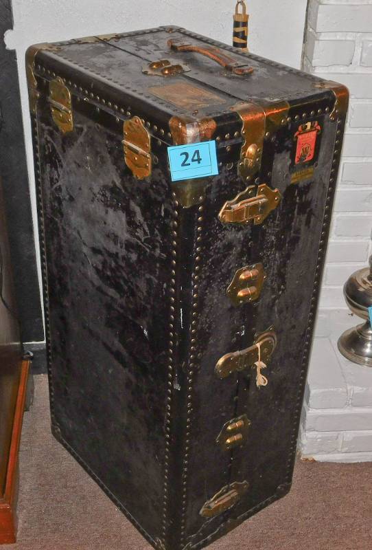 vintage travel trunk