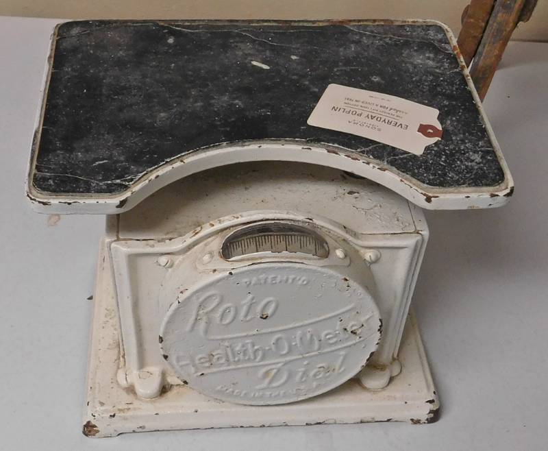patented roto dial health o meter scale