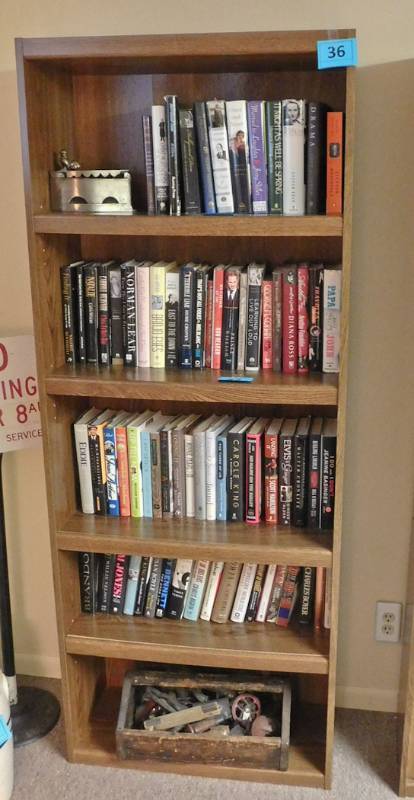 veneer bookshelf -contents not included