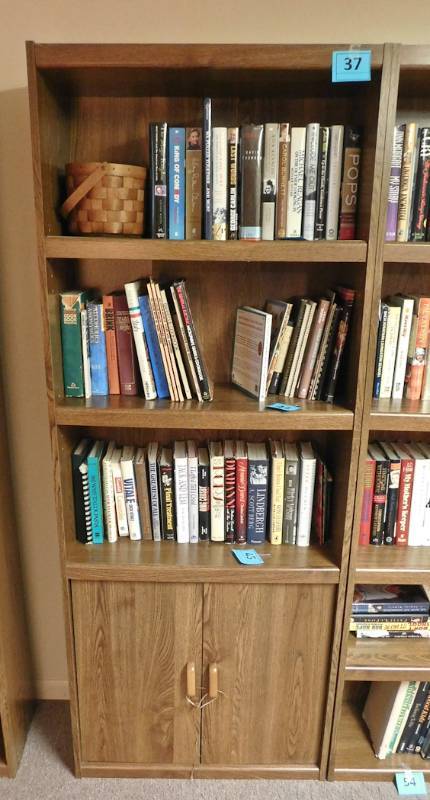veneer bookshelf -contents not included