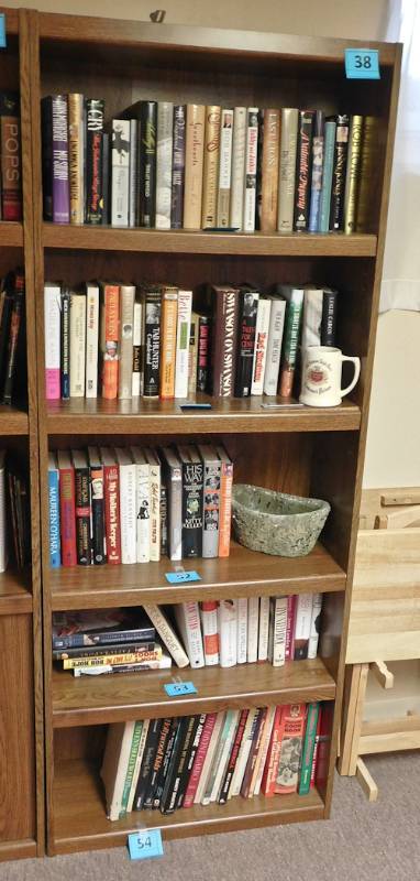 veneer bookshelf -contents not included