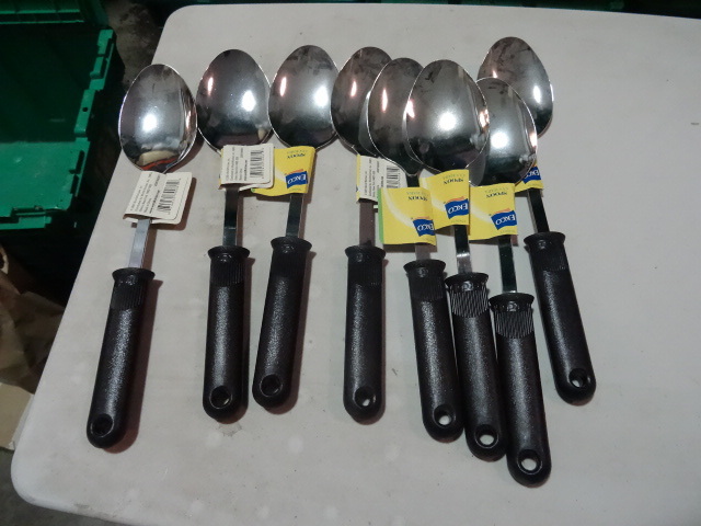 NEW Qty 8 Ekco Serving Spoons