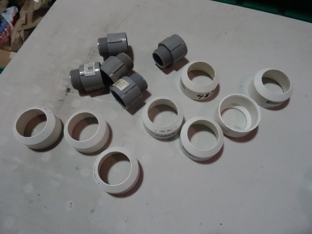 NEW Qty 12 PVC Fittings