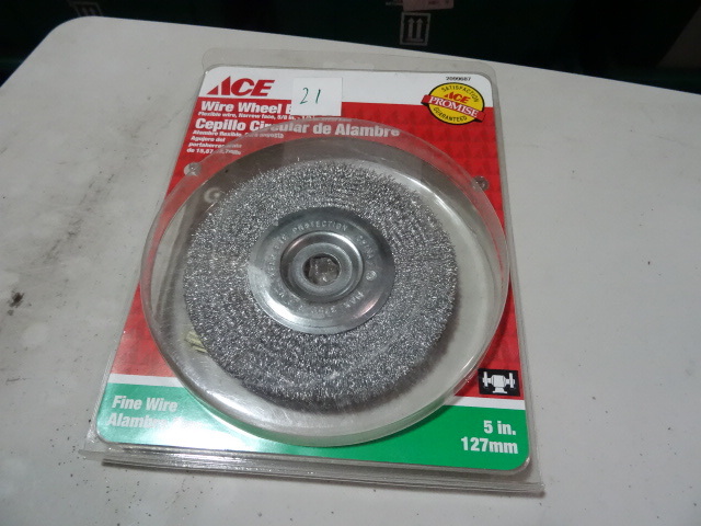 NEW 5 in Fine Wire wheel brush