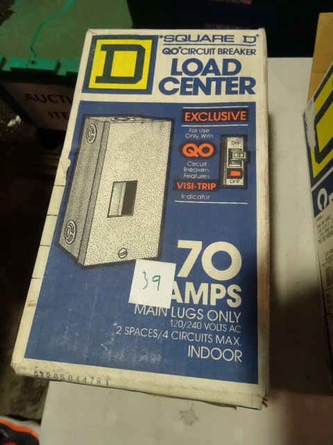 NEW Qty 1 Square D 70 Amp QO Load Center
