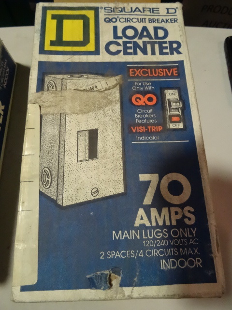 NEW Qty 1 Square D 70 Amp QO Load Center