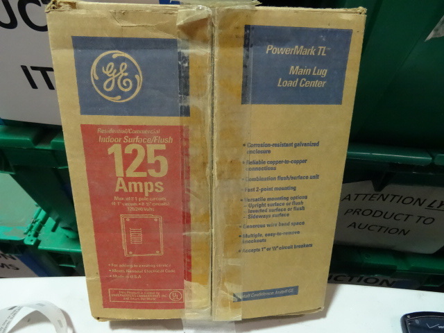 NEW GE Indoor Main Lug Load Center 125 Amp