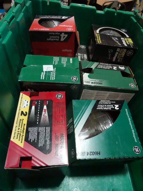 NEW Qty 9 Misc Vehicle Headlight Bulbs