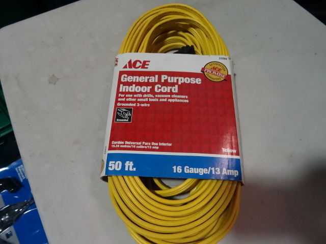 NEW 50 ft general Purpose indoor Extension Cord