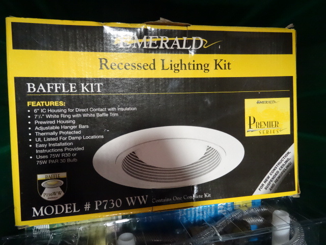 New Emerald Recessed Lighting Kit with Baffel