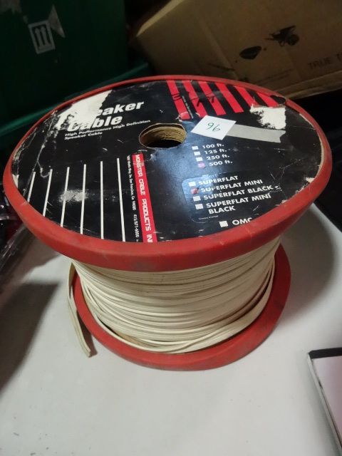 NEW Monster Cable Super Flat Mini Speaker Cable approx 500 ft spool