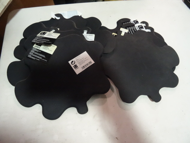 NEW Qty 8 High Temp Silicone Trivets. Splat Design
