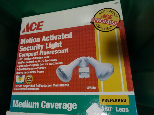 NEW ACE Motion Activated Security Light Fixture