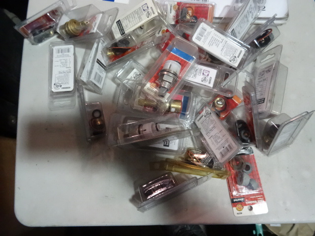 NEW Large Lot Misc. Faucet Repair Parts, O Rings, Valve Stems and more
