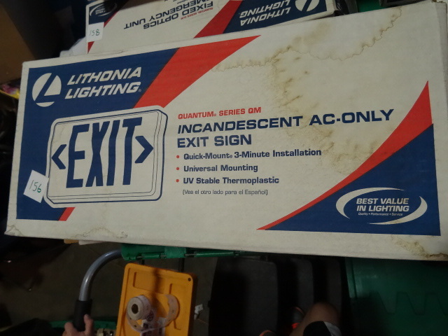 NEW Lithonia Incandescent Exit Light Sign
