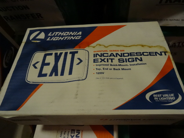 NEW Lithonia Incandescent Exit Light Sign