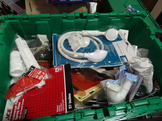 NEW Lot ENTIRE BIN Misc Plumbing GREEn BIN NOT INCLUDED