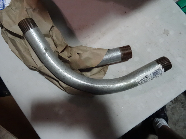 NEW Qty 2, 1 in Steel Conduit Elbows