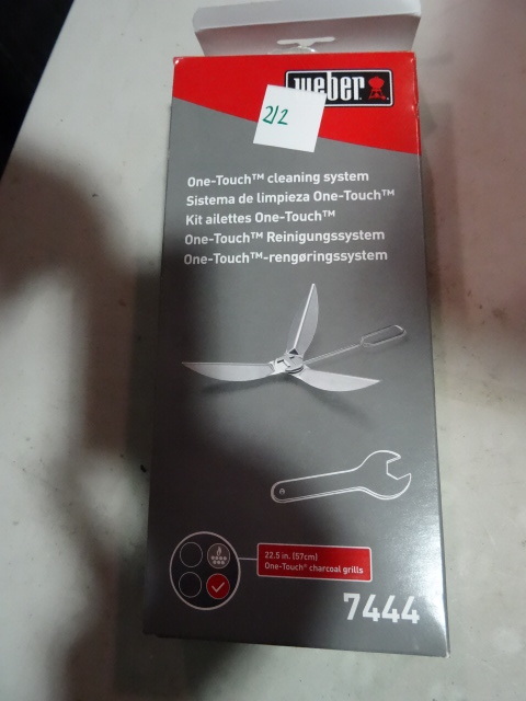 NEW Weber One Touch Cleaning System 7444