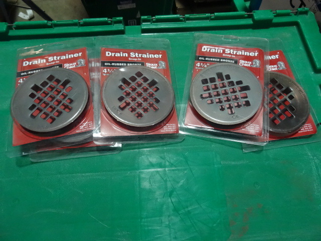 NEW Qty 5 Drain Strainers