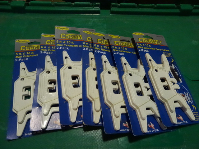 NEW Qty 7 Cord Wiz Electrical Cord Holders
