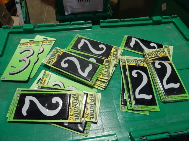 NEW Lot Reflective Numbers