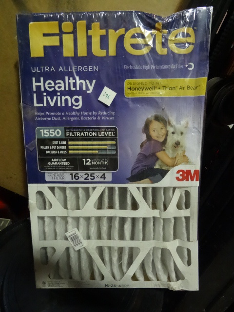 NEW 3M Filtrete Air Filter 1550MPR 16x25x4