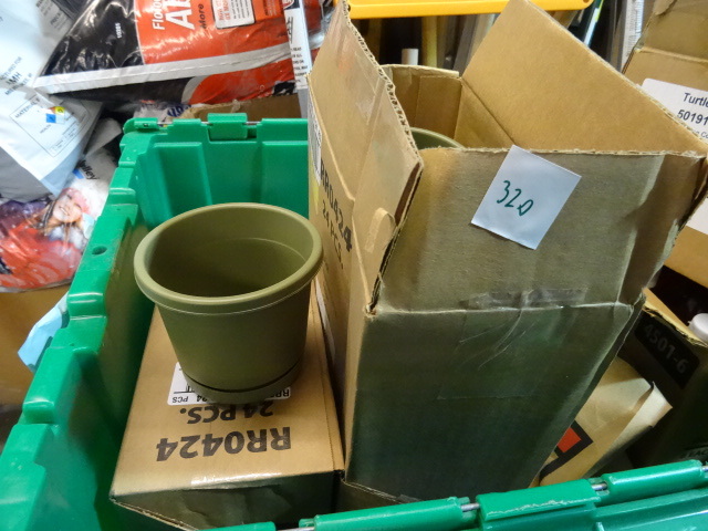 NEW Lot Qty 64 Olive Green Planter Pots 4 x 4 in