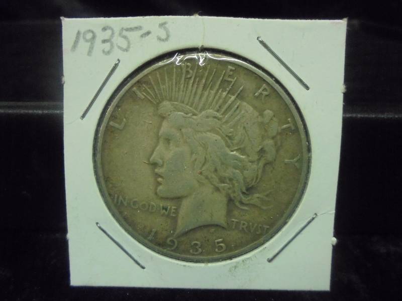 1935S Peace Silver Dollar