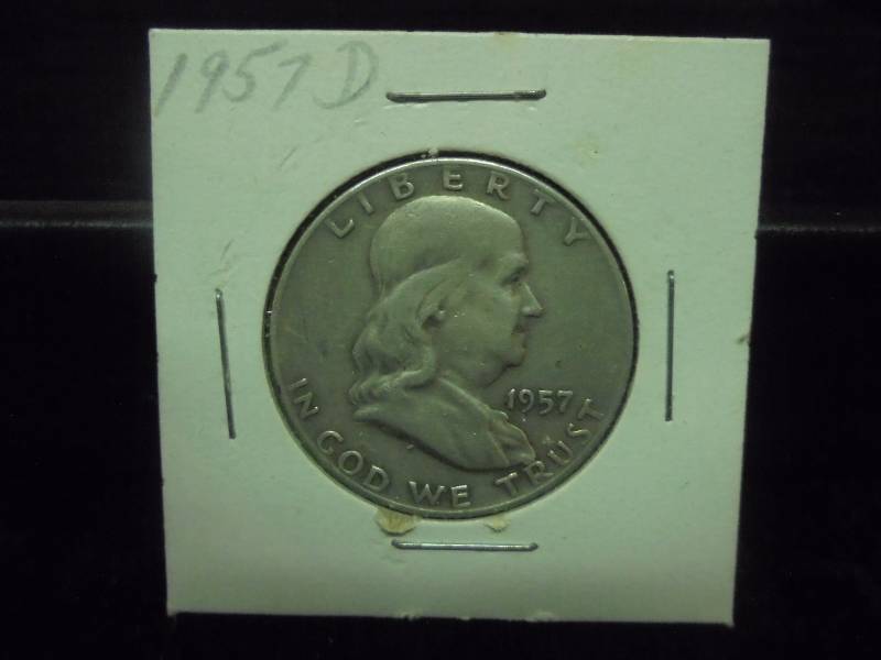 1957D Franklin Half Dollar